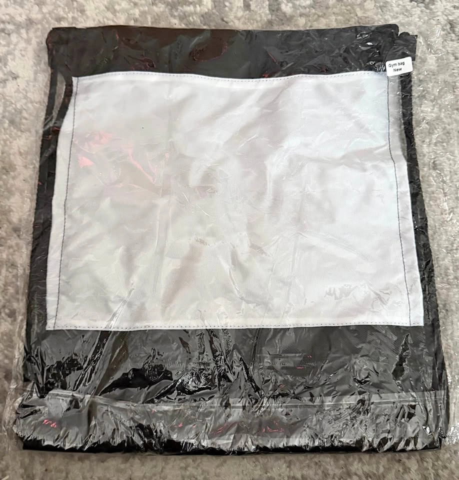 Lot of 10 Brand New Draw String Tote Bags