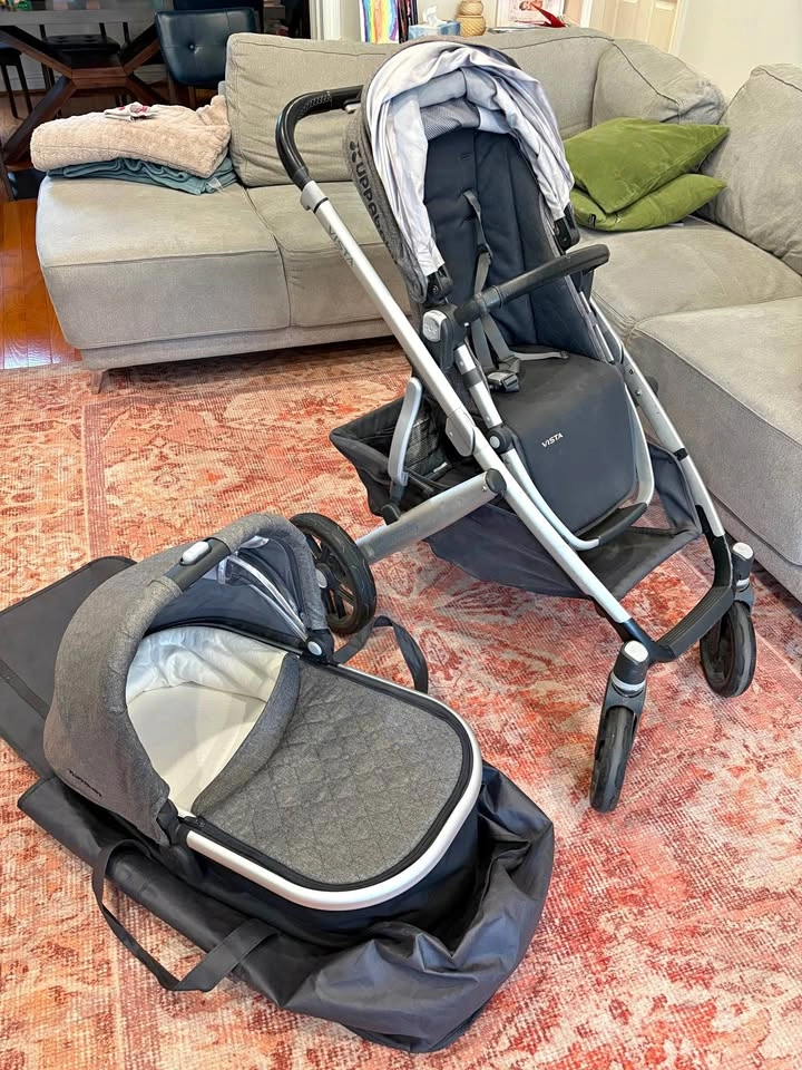 UPPABaby Vista Stroller Bundle w/ Bassinet & Accessories