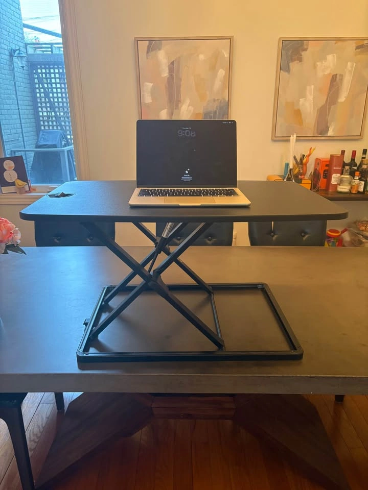 Sit to Stand Hydraulic Standing Desk & Mat Combo - photo 2