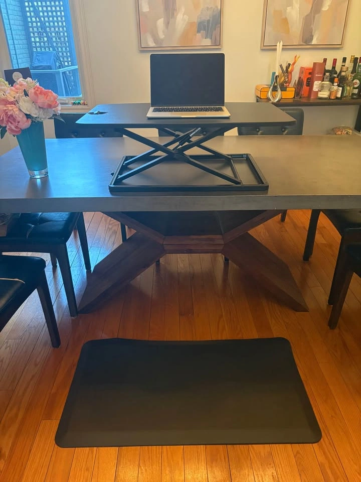 Sit to Stand Hydraulic Standing Desk & Mat Combo - photo 3