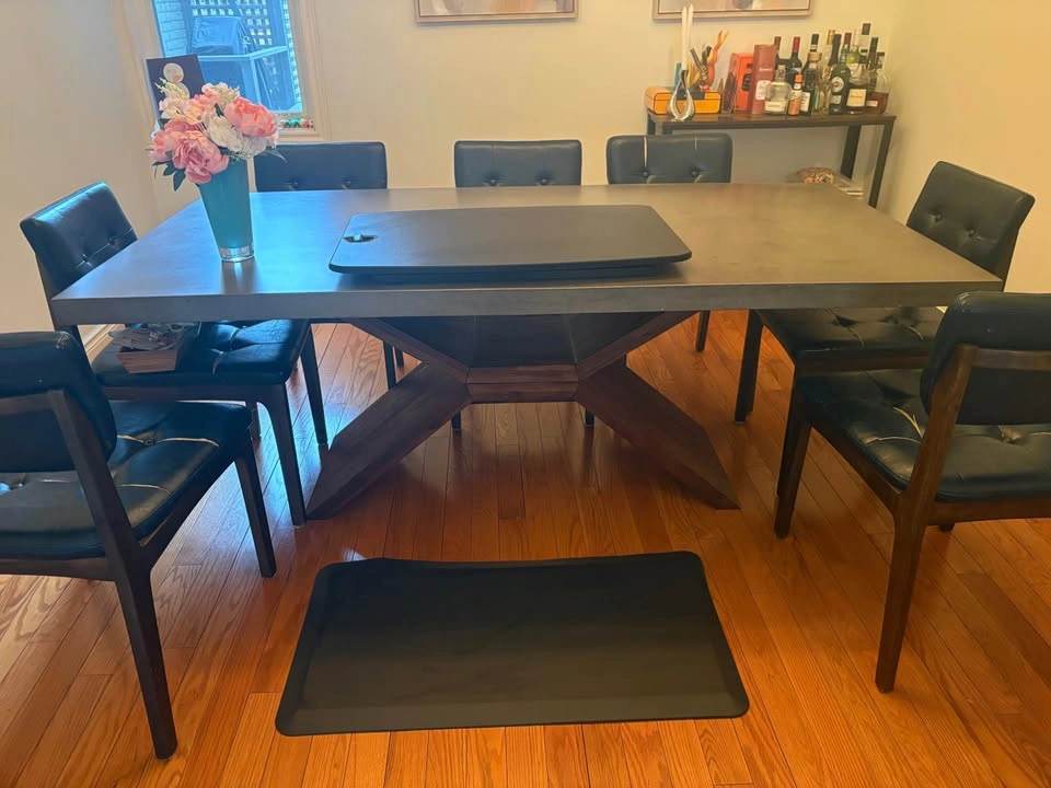 Sit to Stand Hydraulic Standing Desk & Mat Combo - photo 4
