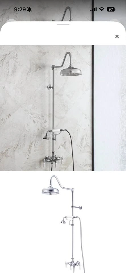 Vintage Porcelain Design Shower System - New - photo 2