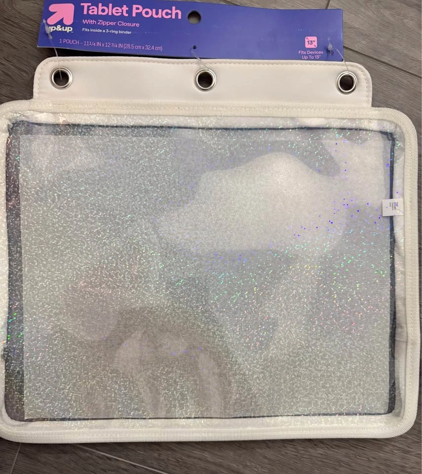3 Ring Tablet Pouch with Zipper Closure - photo 2