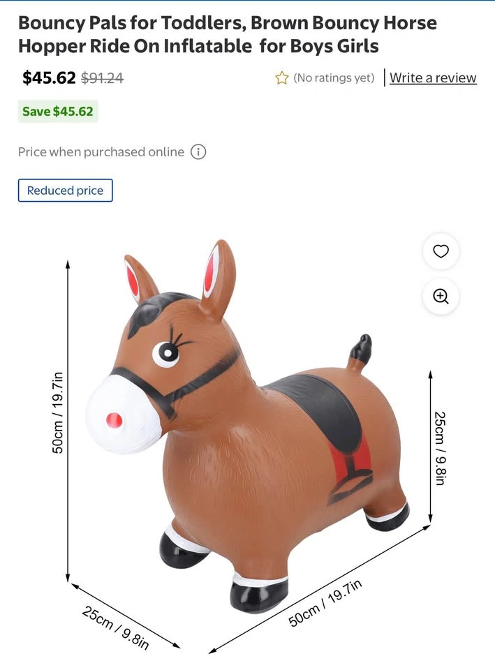 Bouncy horse for toddlers - photo 2