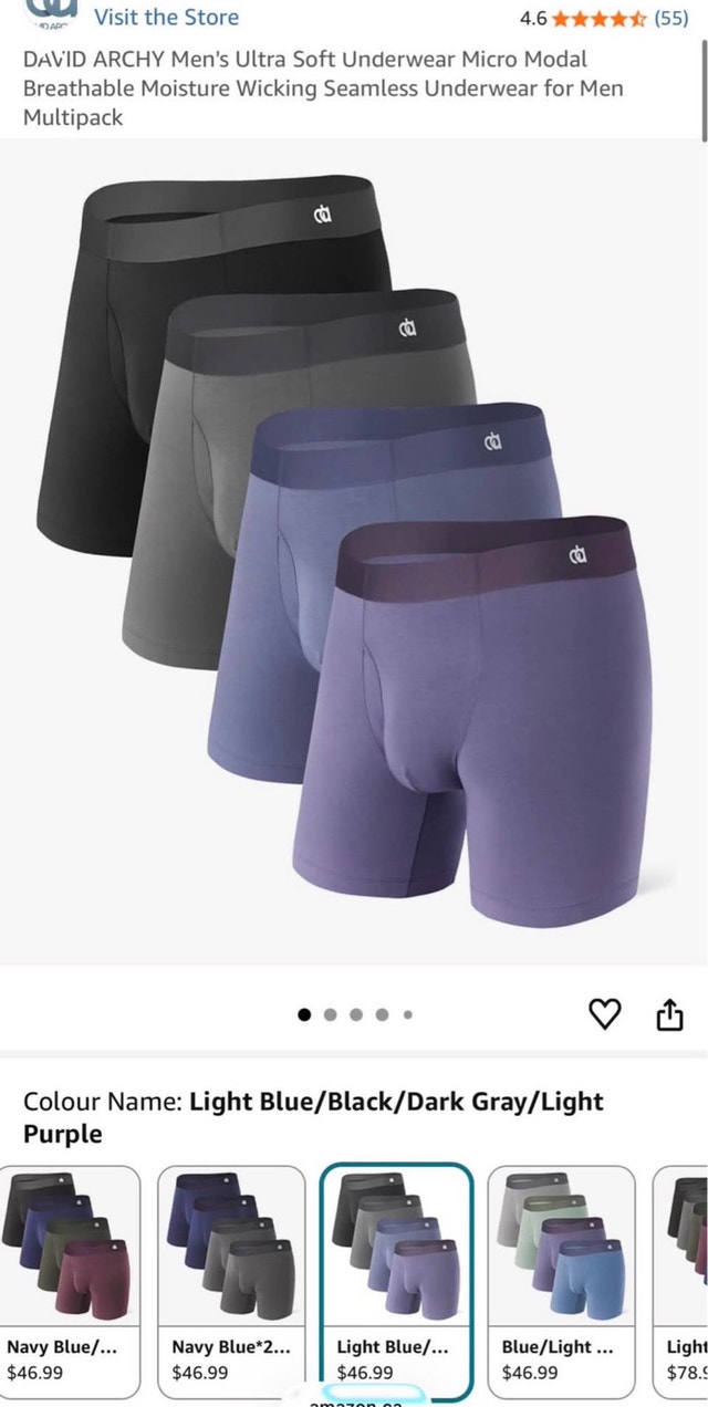 David Archy Men's Underwear (M)