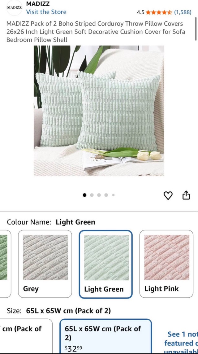 Cushion covers 26x26