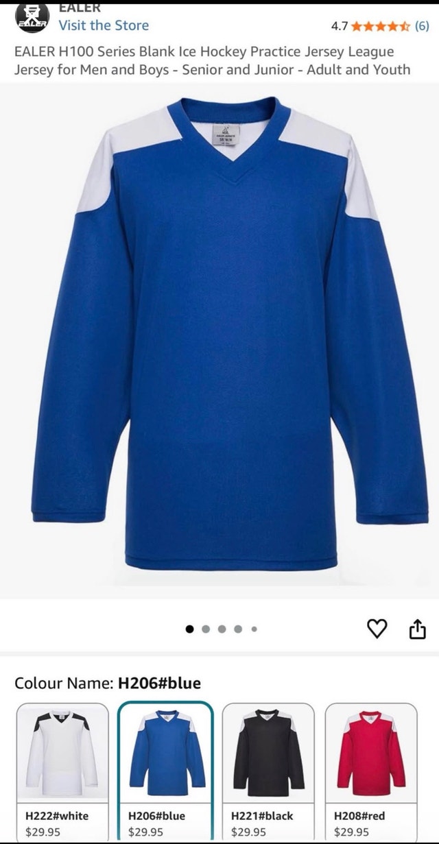 NEW EALER Hockey Jersey (M)