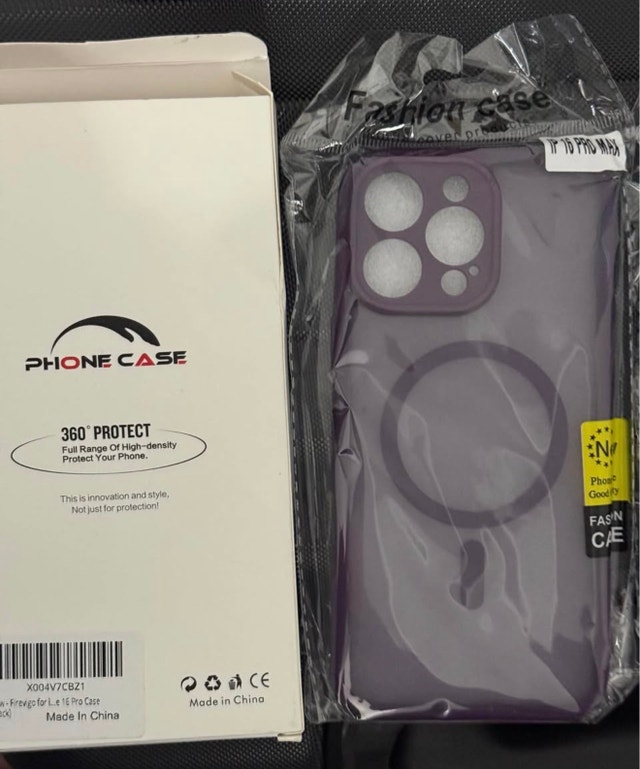 iPhone 16 Pro Max Purple & iPhone 16 Pro Black Cases