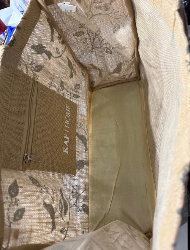 Kaf Home Jute Tote Bag - photo 3