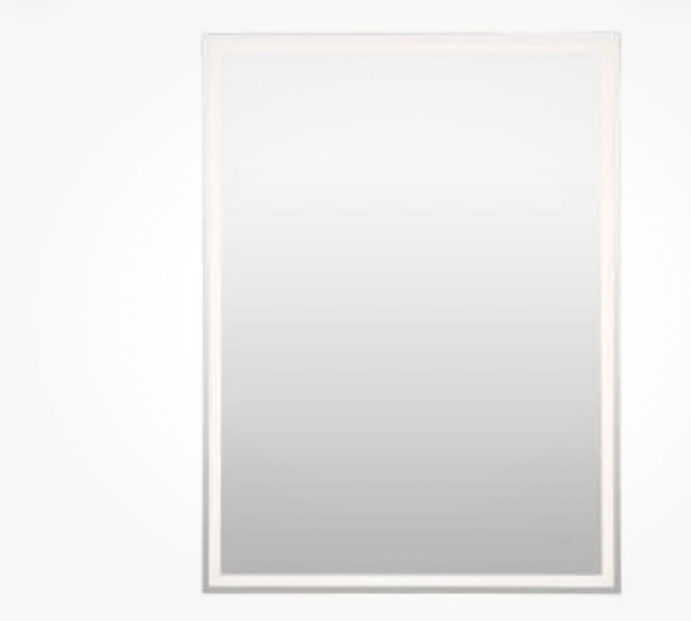 JONATHAN Y 36" W x 48" H Frameless Antifog Bathroom Mirror - photo 5