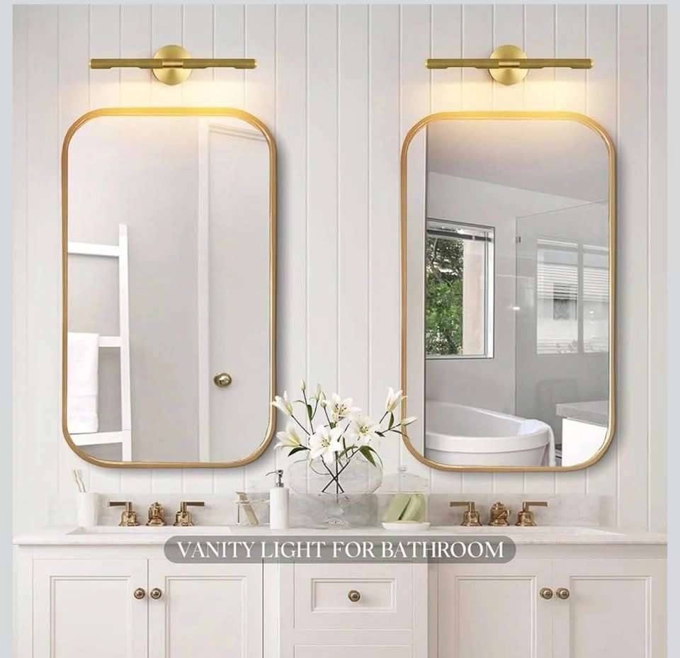 BRAND NEW Gold 24in Picture Mirror Wall Light - photo 5