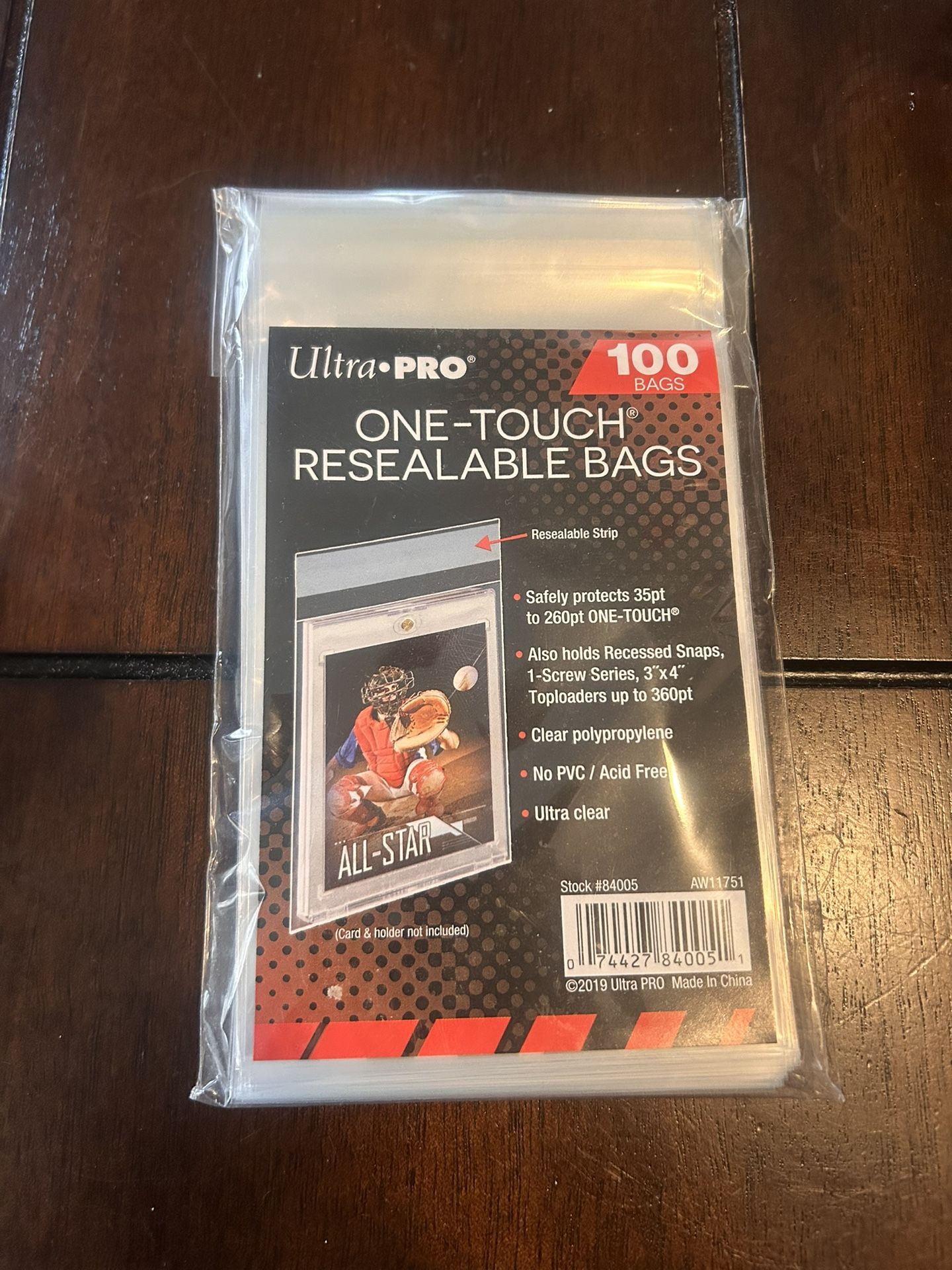 Ultra Pro One Touch Resealable Bags