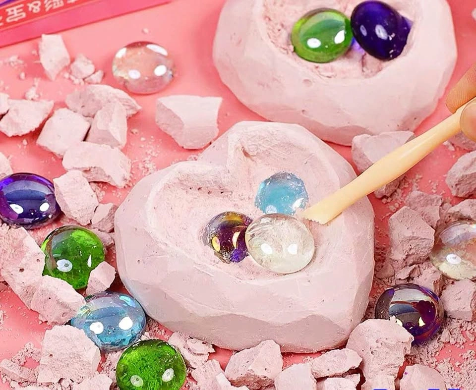 Heart-Shaped Gem Dig Kit – Fun Kids Activity