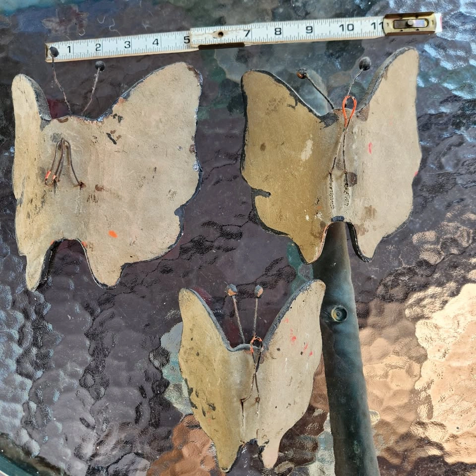 Clay vibrant color butterflies - photo 3