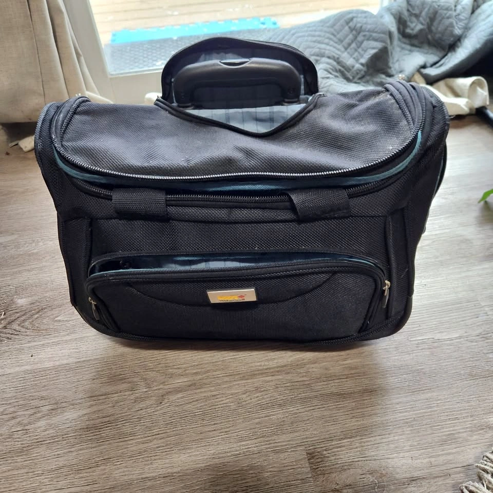 VIA Rail Canada Rolling Underseat Carry-On Bag