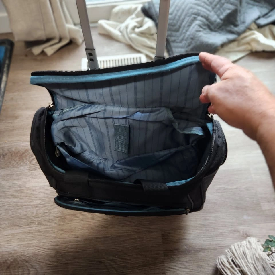 VIA Rail Canada Rolling Underseat Carry-On Bag - photo 4