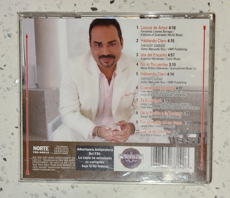 Gilberto Santa Rosa and Marc Anthony CDs - photo 3