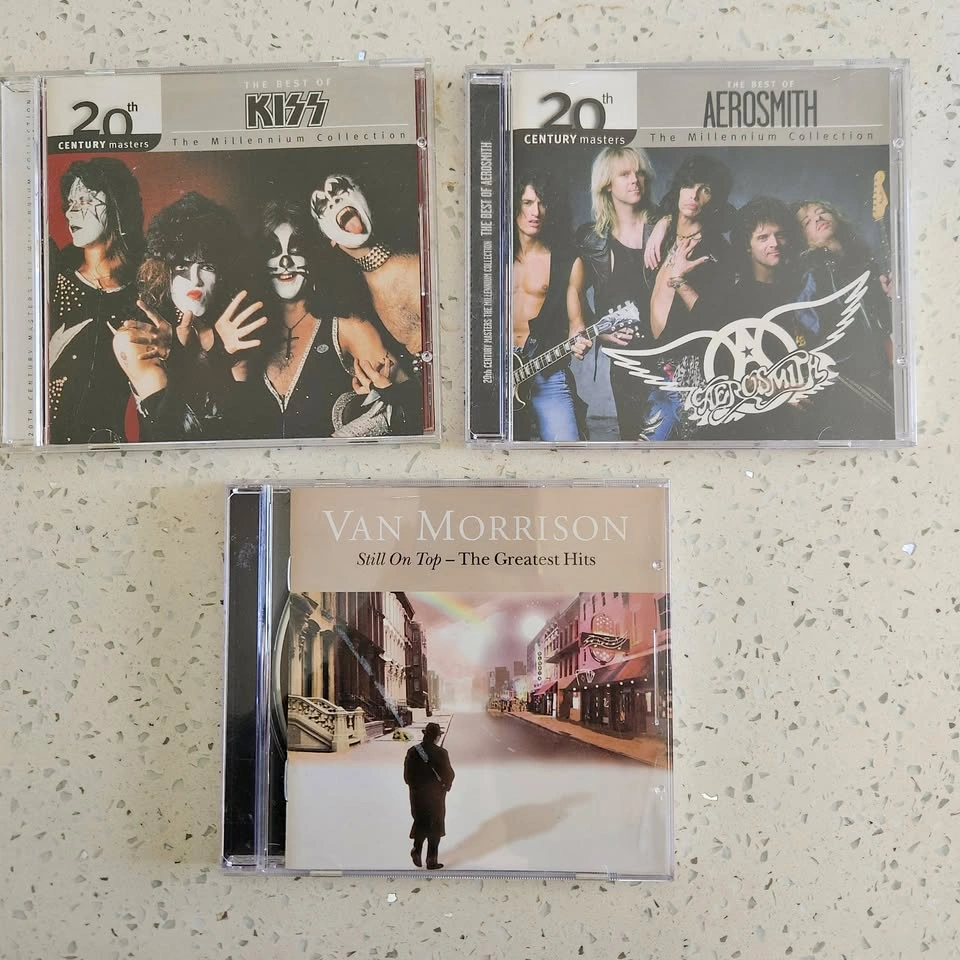 Millennium Collection CDs: Kiss, Aerosmith, Van Morrison