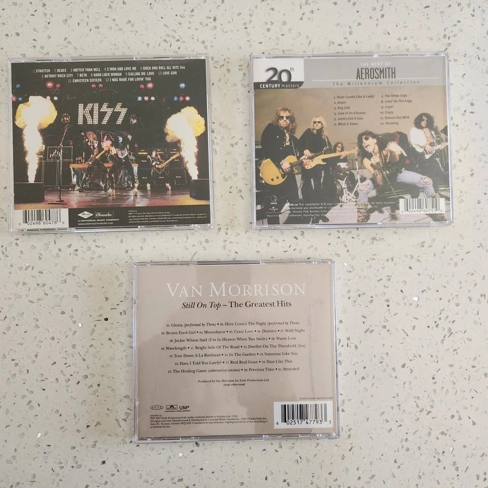 Millennium Collection CDs: Kiss, Aerosmith, Van Morrison - photo 2
