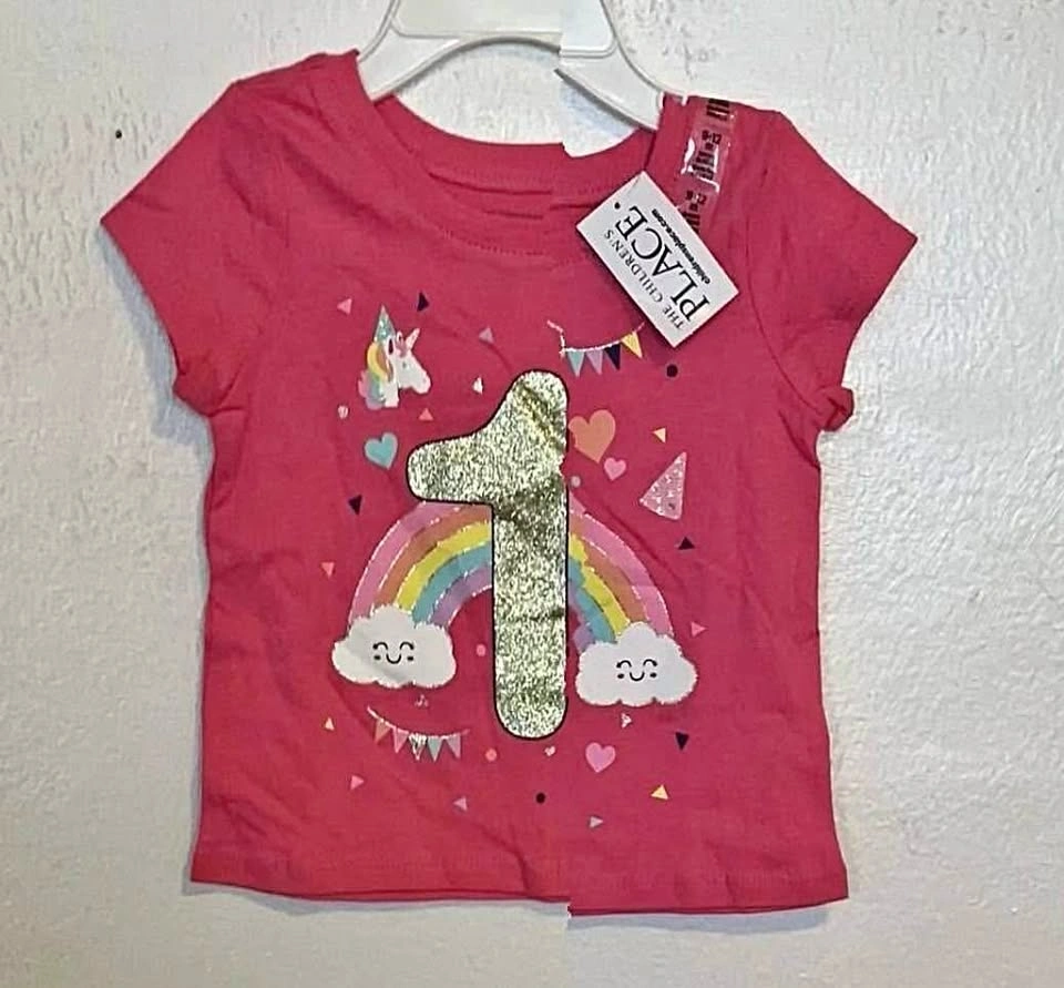 GIRLS TEES SIZE: 9-12 MONTHS PRICE:$5