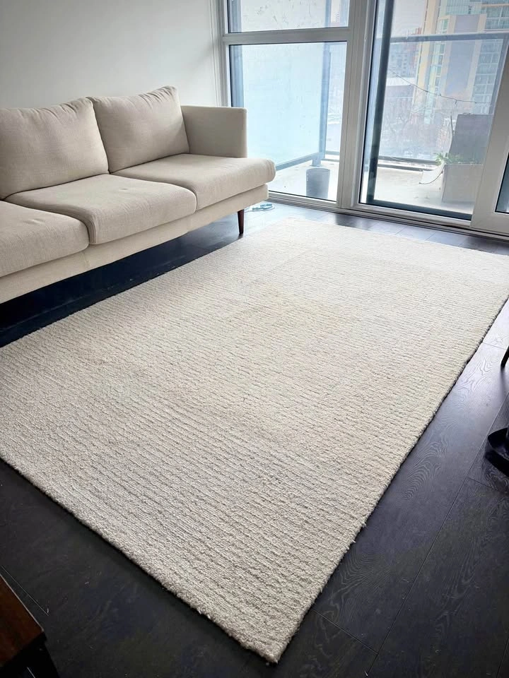 Hand Tufted Wool Rug (Ivory/Beige)
