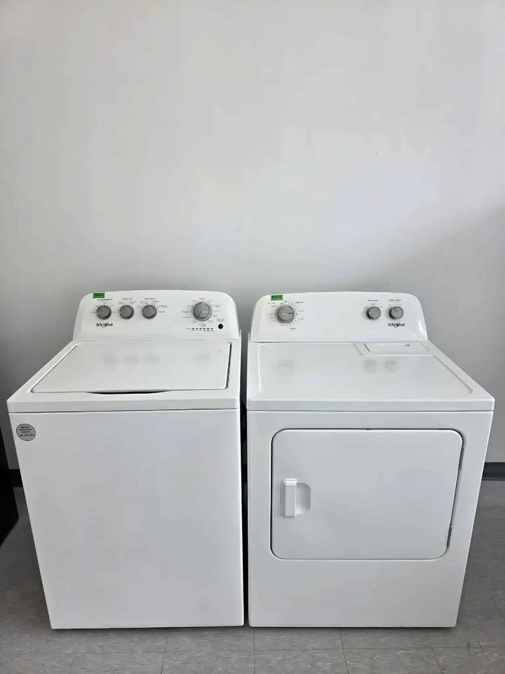 Whirlpool Washer & Dryer Set - WTW4855HW + YWED4850HW