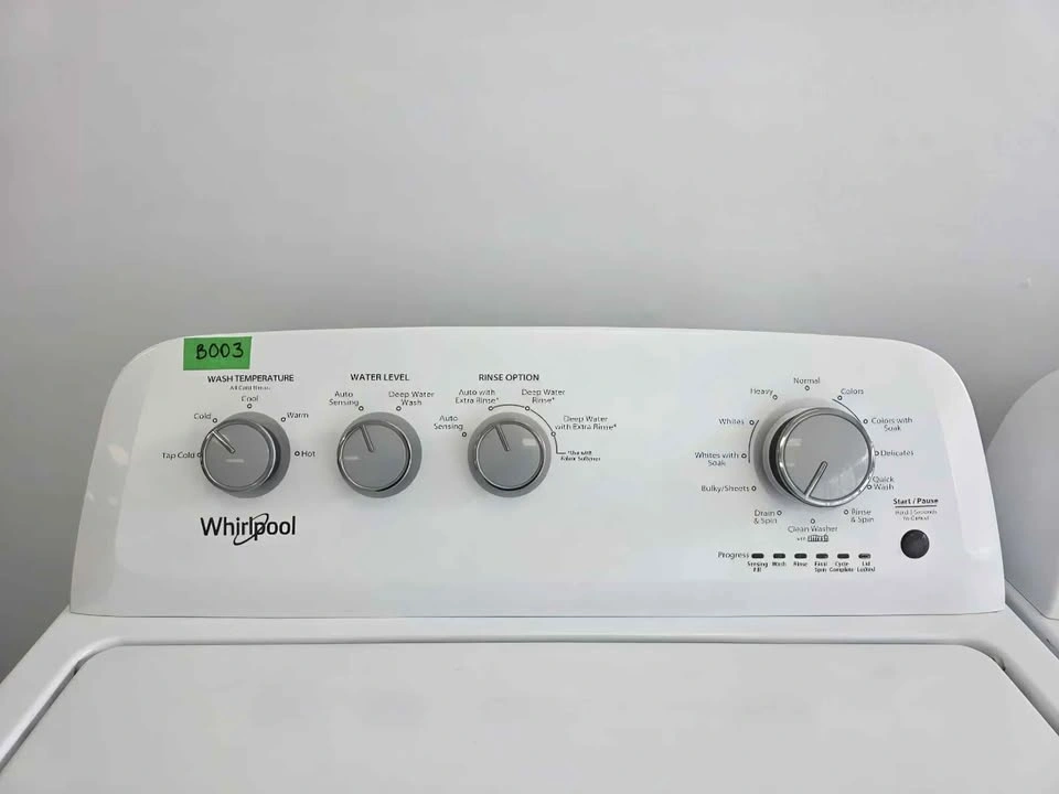 Whirlpool Washer & Dryer Set - WTW4855HW + YWED4850HW - photo 2