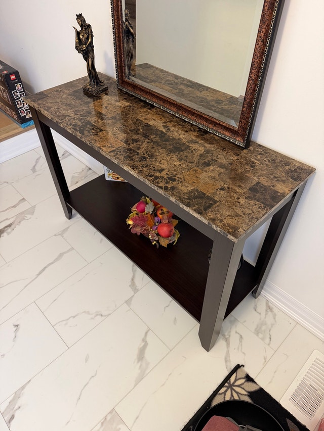 Console Table and Mirror - photo 2