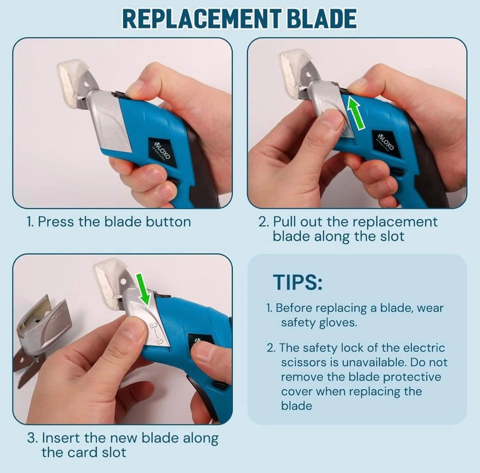 VLOXO Cordless Electric Scissors - photo 5