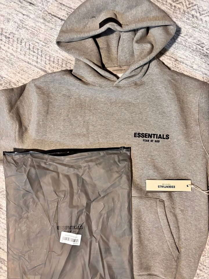 Gray Essentials Hoodie