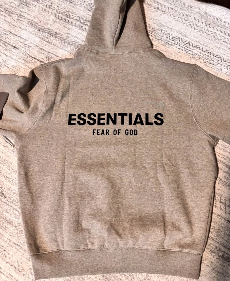 Gray Essentials Hoodie - photo 2