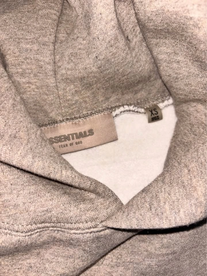 Gray Essentials Hoodie - photo 3