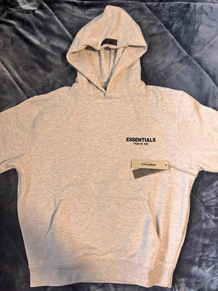 White Essentials Hoodie