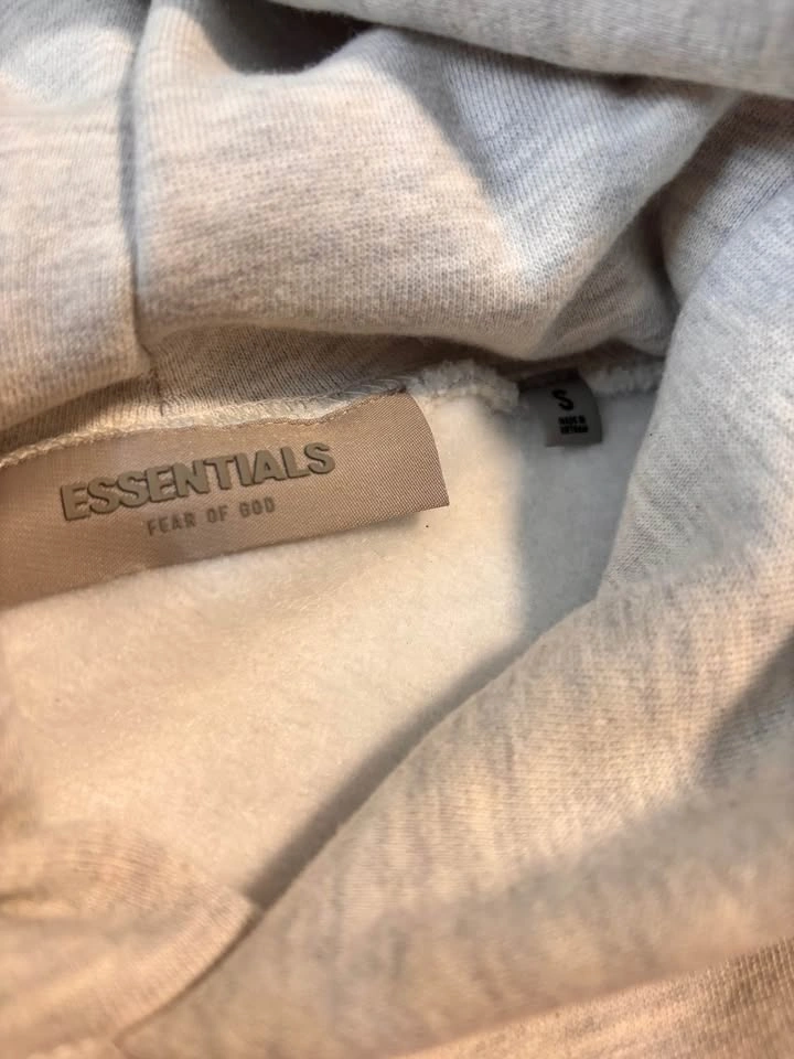 White Essentials Hoodie - photo 4