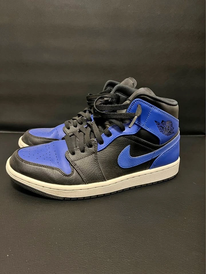 Air Jordan 1 Mid 'Hyper Royal' - Men's US 9.5
