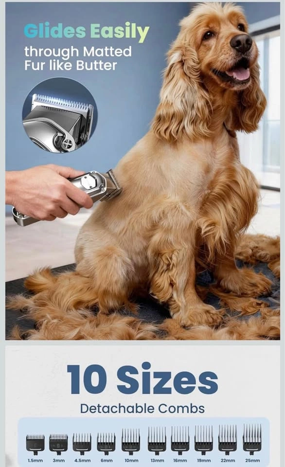 oneisall Dog Clippers for Grooming for Thick Heavy Coats/Low Noi - photo 2
