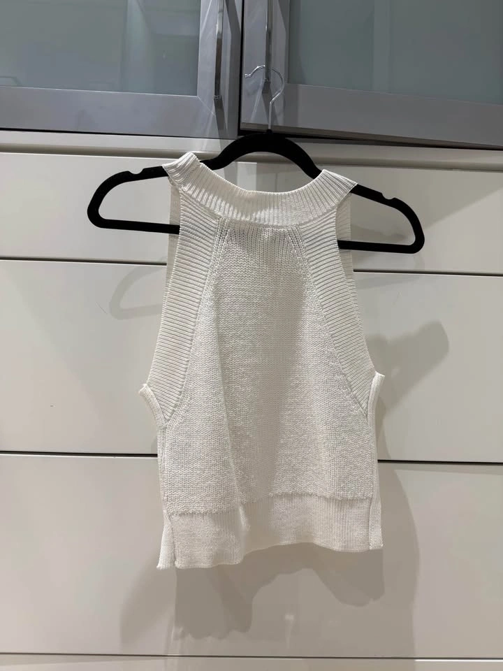 NWT Wilfred New Halter Cream XXS (Aritzia) - photo 3