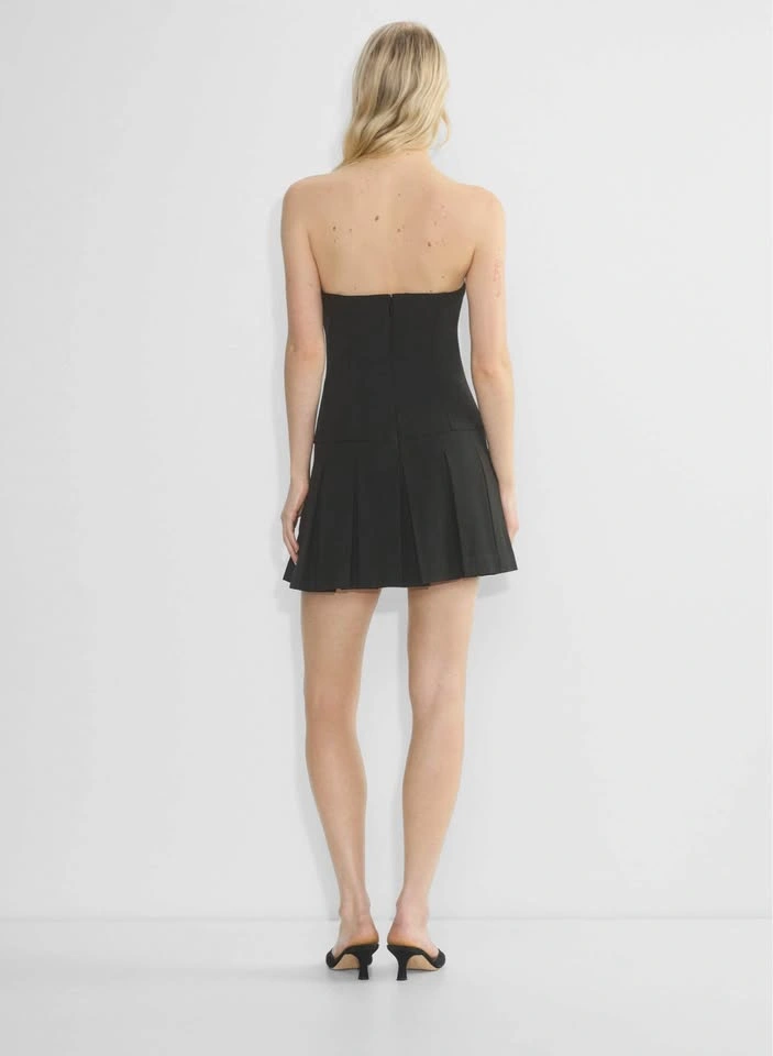 NWT Aritzia Wilfred Polished Mini Dress - Black, Size 0 - photo 3