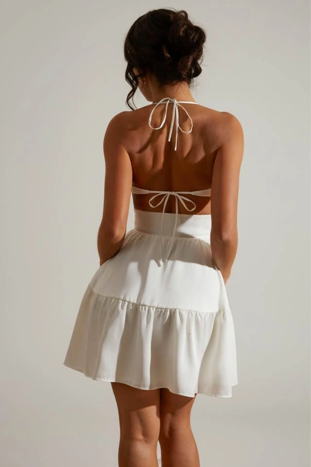 BNWT Oh Polly Fleur Mini Dress White - size 2 US - photo 3