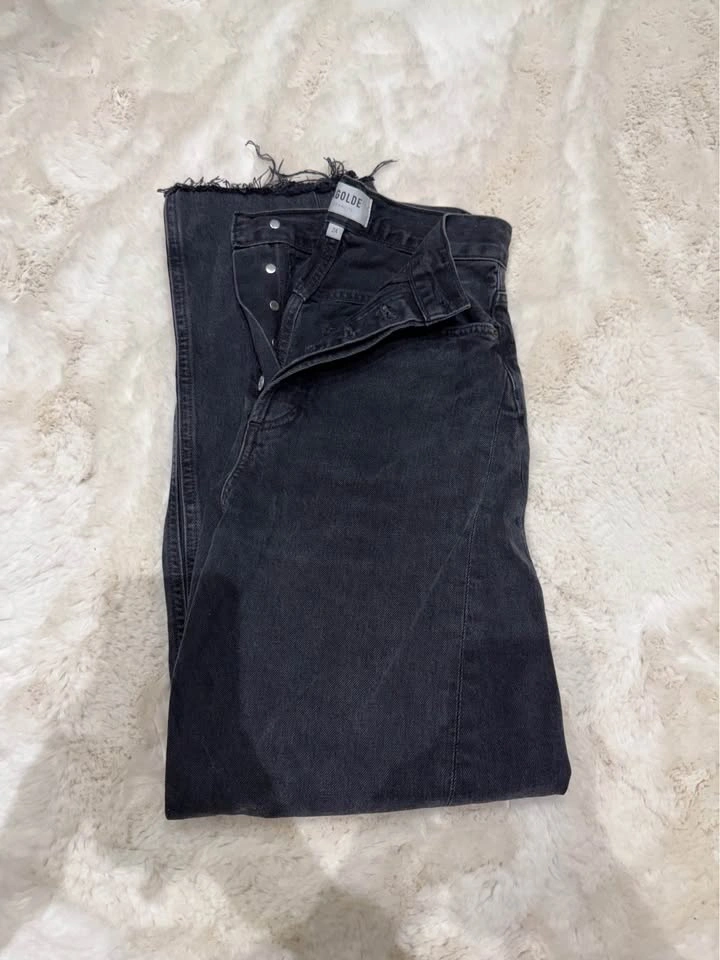 AGOLDE Luna Jeans Size 24 - Black/Dark Grey - photo 2