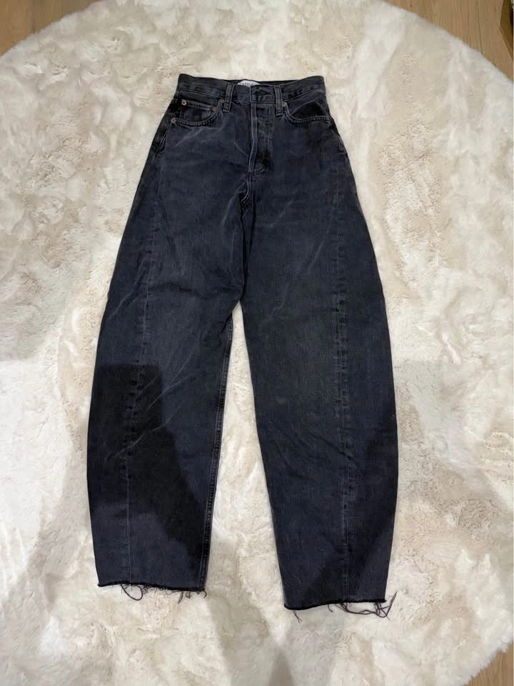AGOLDE Luna Jeans Size 24 - Black/Dark Grey - photo 5