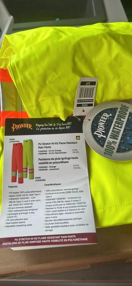 PU Stretch Hi-Viz Hi Resistant Pants