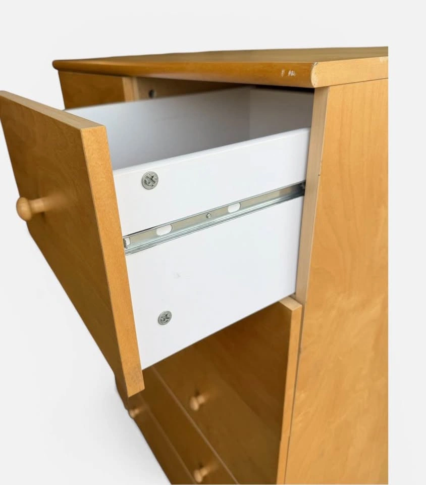 IKEA MALM 6-Drawer Tallboy Dresser - Light Wood - photo 2