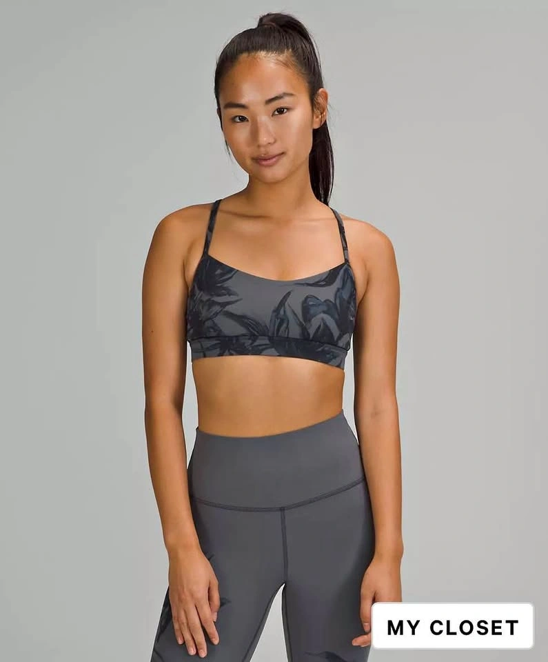Lululemon Flow Y Bra Nulu Light Support Size 6
