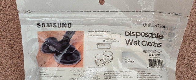 Samsung Bespoke Jet Spinning Sweeper Wet Cloths