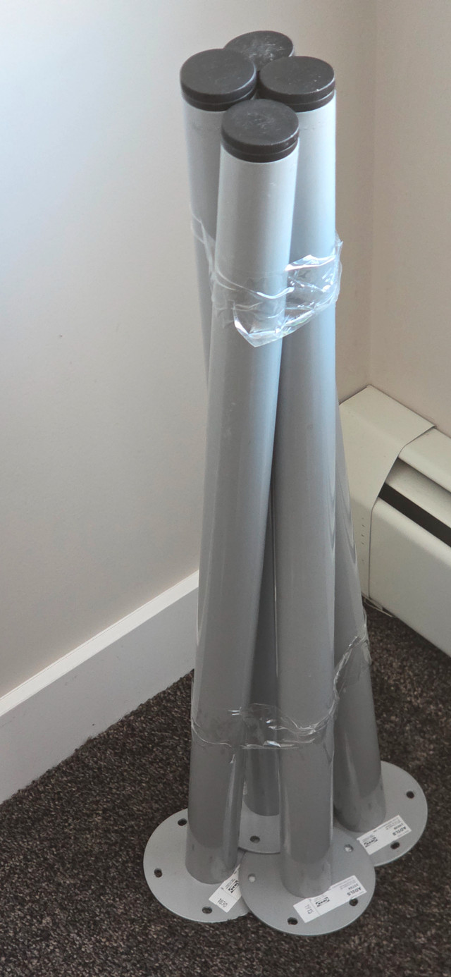 IKEA ADILS 22724 Table Legs (Silver)