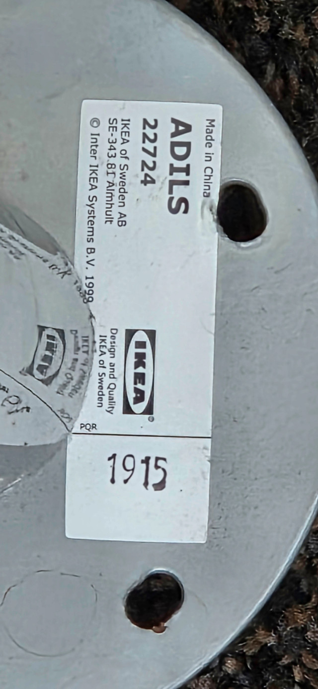 IKEA ADILS 22724 Table Legs (Silver) - photo 2