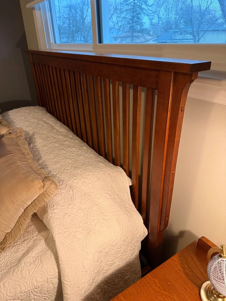 Bassett Furniture Mission Oak 4 pc Queen Bedroom Set - photo 5