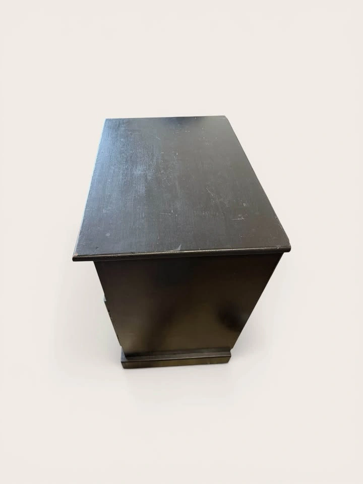 Black 2-Door Cabinet Stand - TV, Microwave, Nightstand, Storage - photo 3