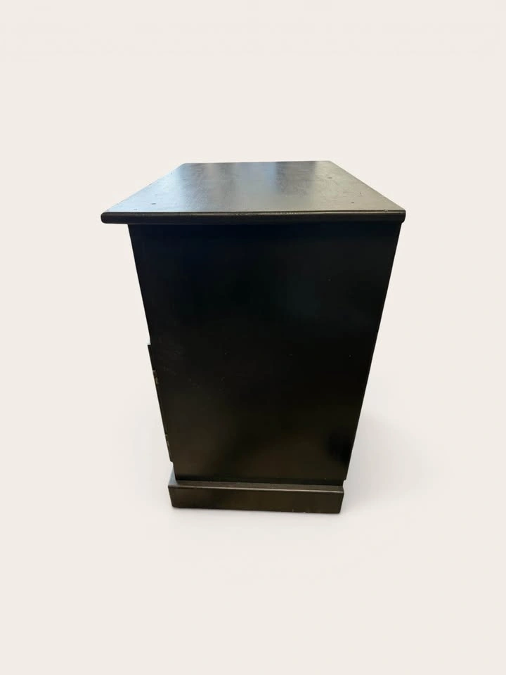 Black 2-Door Cabinet Stand - TV, Microwave, Nightstand, Storage - photo 5